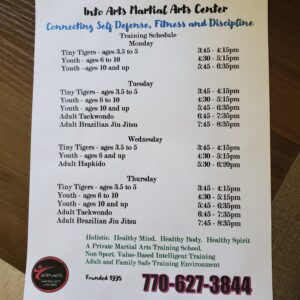 Schedule